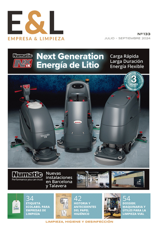 Revista Empresa y Limpieza N.º 133. Ofrece un completo análisis de las últimas tendencias, innovaciones y desafíos del sector.